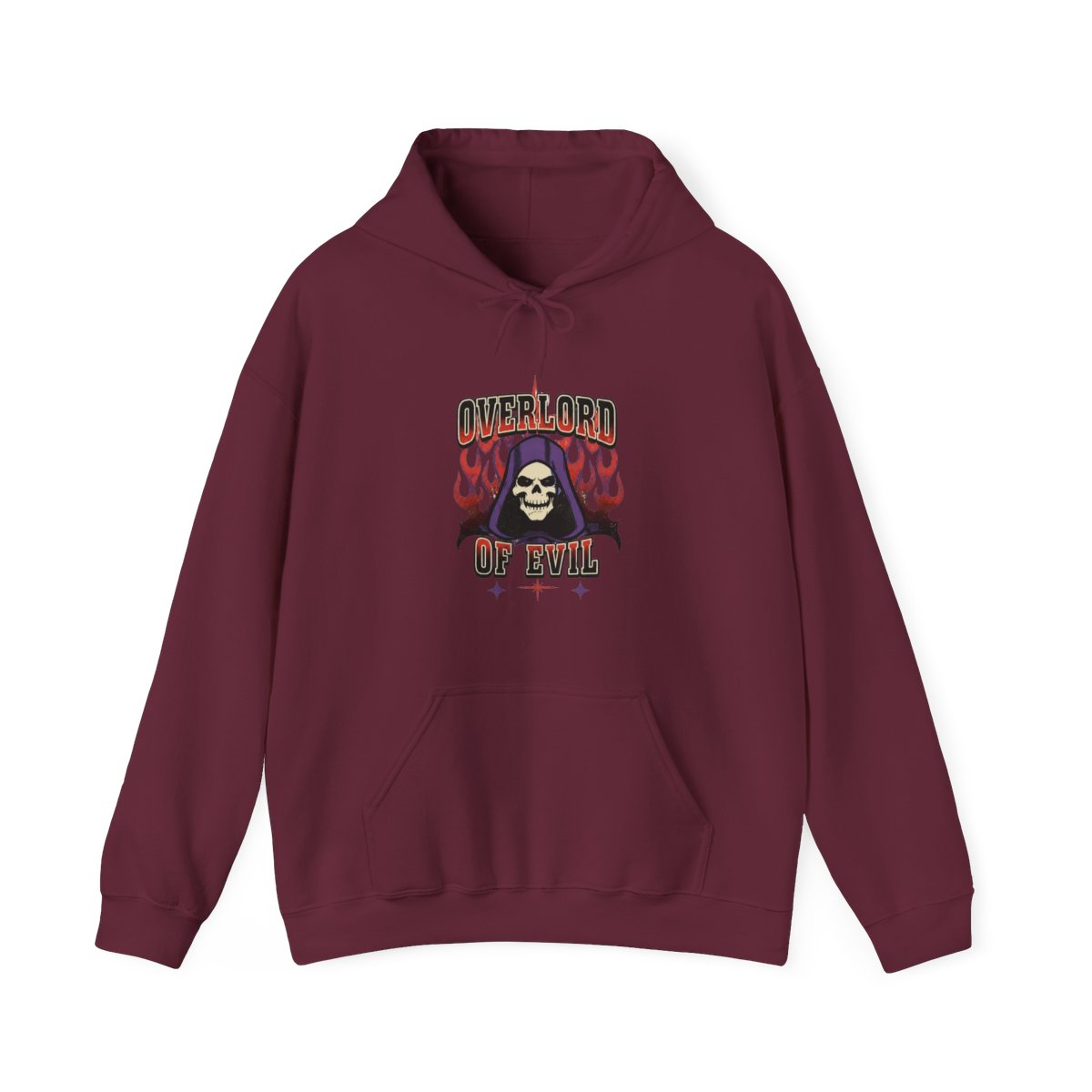 Masters Of The Universe Skeletor Overlord Of Evil Flames Hoodie - alternate angle 3, merchandise