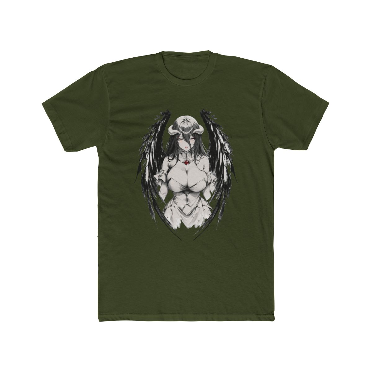 Albedo Shirt, Overlord Shirt, Anime Shirt, Vintage T Shirt - Artsholic - Fan Art Merch - alternate angle 5, merchandise