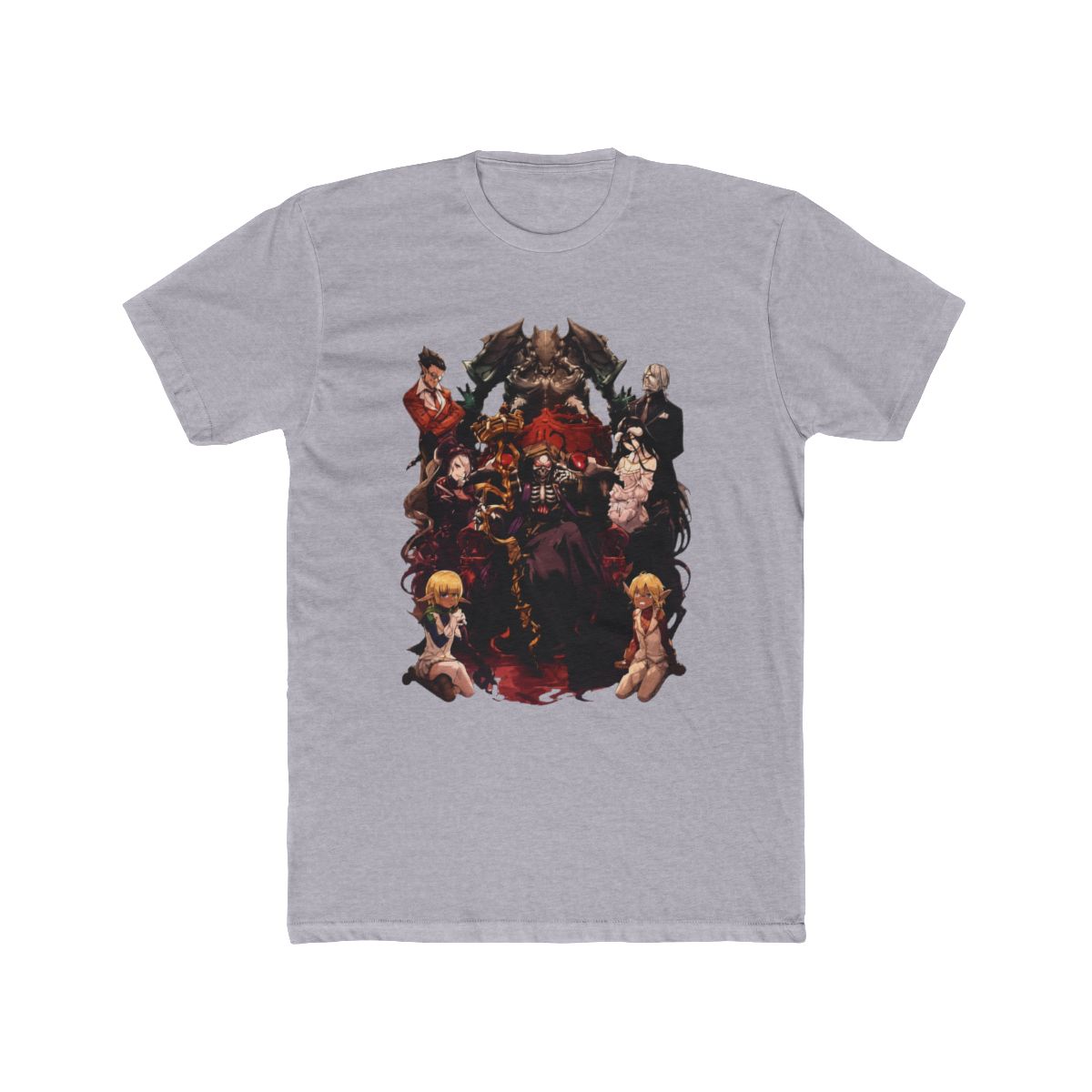 Jiumaocleu Anime Shirts Overlord Merch Albedo Ainz Ooal Dress Short Sleeve T Shirt, Type 1
