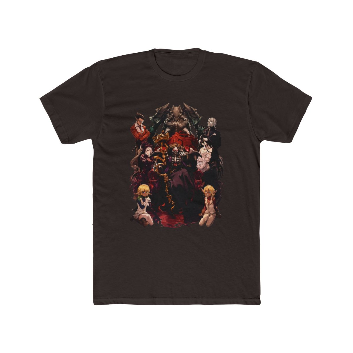 Jiumaocleu Anime Shirts Overlord Merch Albedo Ainz Ooal Dress Short Sleeve T Shirt, Type 1 - alternate angle 2, merchandise