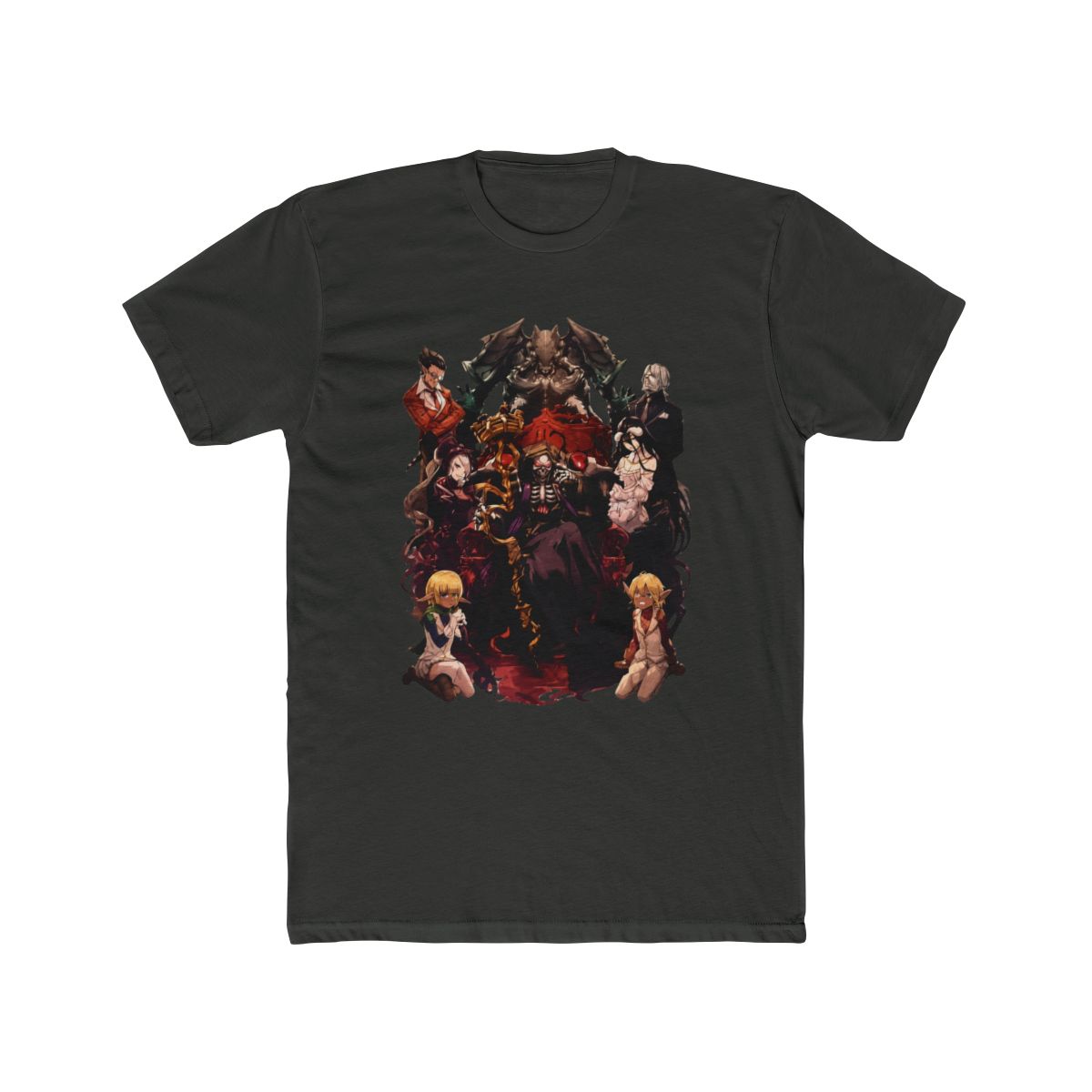 Jiumaocleu Anime Shirts Overlord Merch Albedo Ainz Ooal Dress Short Sleeve T Shirt, Type 1 - alternate angle 5, merchandise