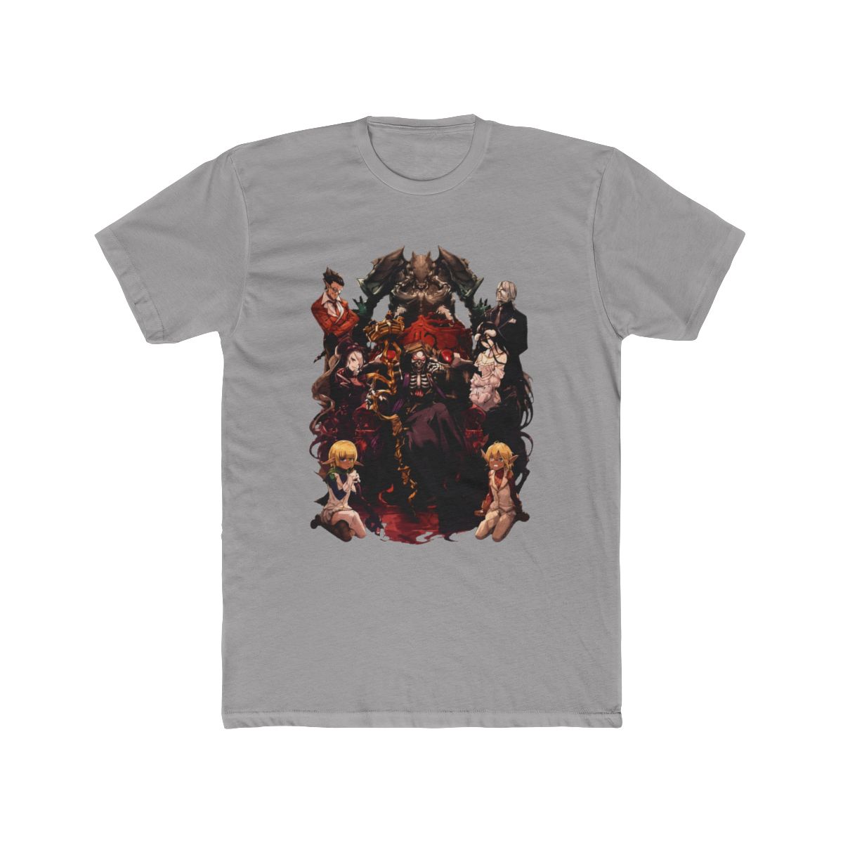 Jiumaocleu Anime Shirts Overlord Merch Albedo Ainz Ooal Dress Short Sleeve T Shirt, Type 1 - Official T-Shirts merchandise