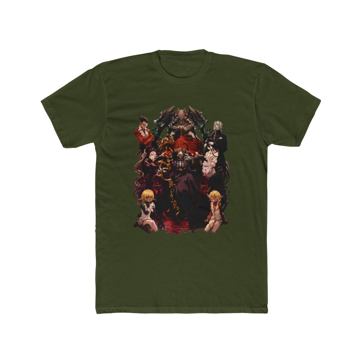 Jiumaocleu Anime Shirts Overlord Merch Albedo Ainz Ooal Dress Short Sleeve T Shirt, Type 1 - alternate angle 4, merchandise